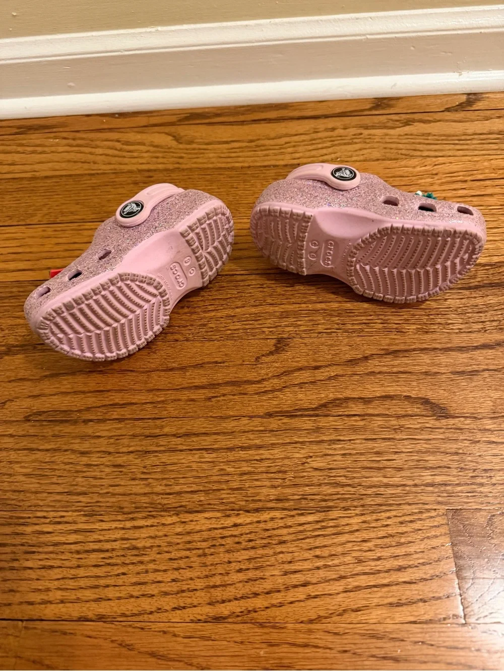 Toddler Glitter Pink Crocs